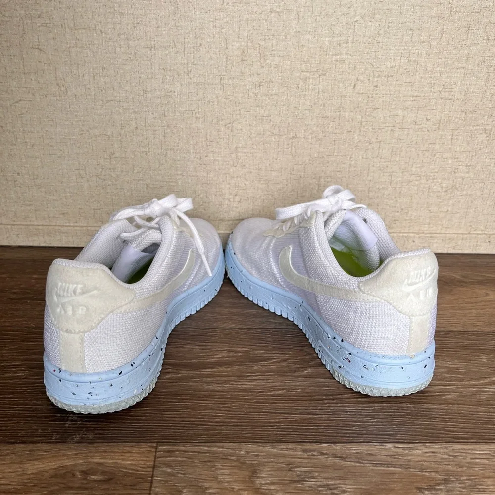 Nike Women's White and Light Blue Athletic Shoes - Picture 4 of 5